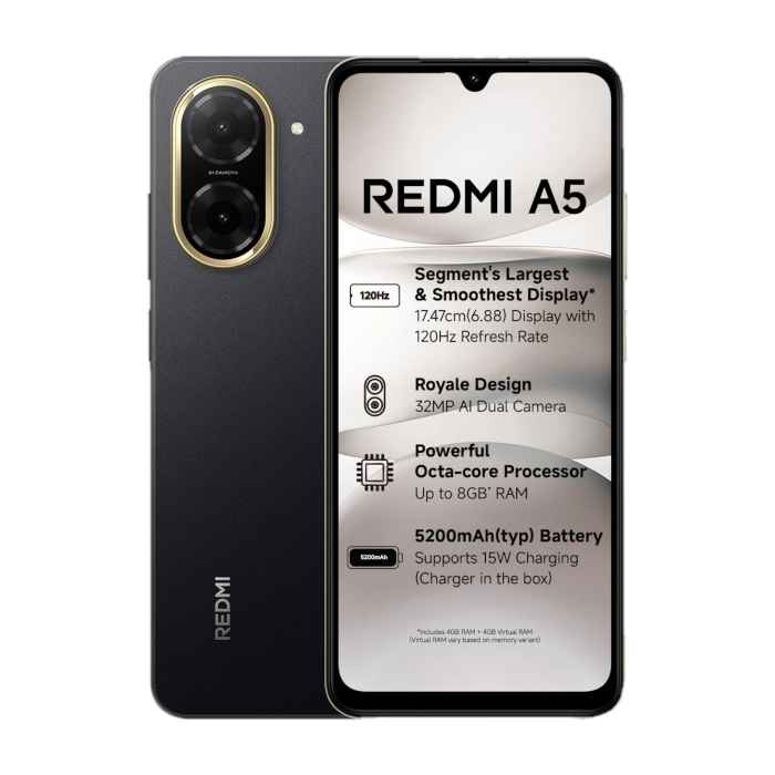 Redmi A5, 3/64GB, Just Black