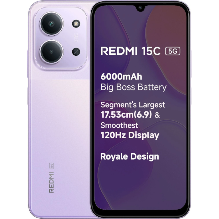 Redmi 15C 5G, 8/128GB, Dusk Purple