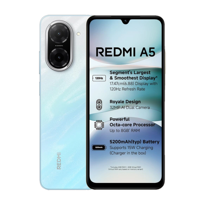 Redmi A5, 3/64GB, Pondicherry Blue
