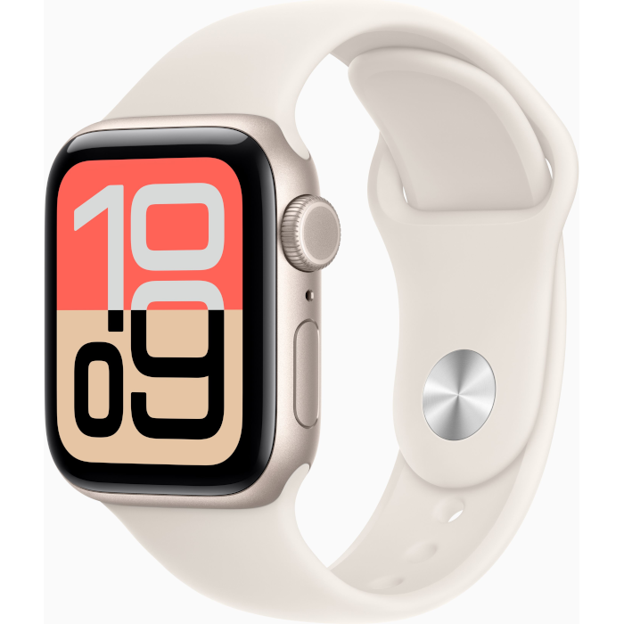 Watch SE 3 GPS 40mm Starlight Aluminium Case with Starlight Sport Band - M/L