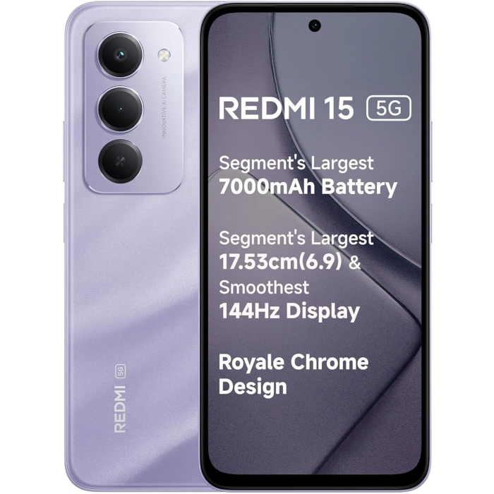 Redmi 15 5G, 8/256GB, Sandy Purple