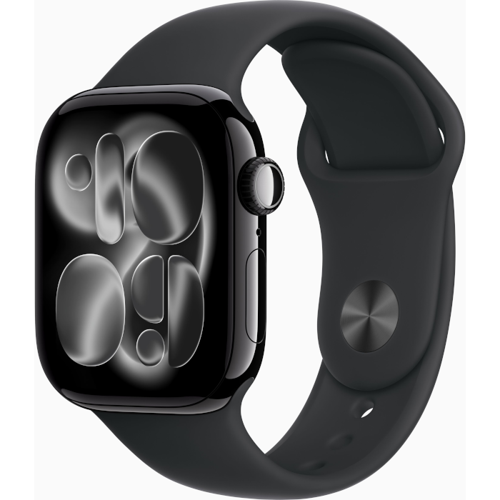 Watch Series 11 GPS 46mm Jet Black Aluminium Case with Black Sport Band - M/L