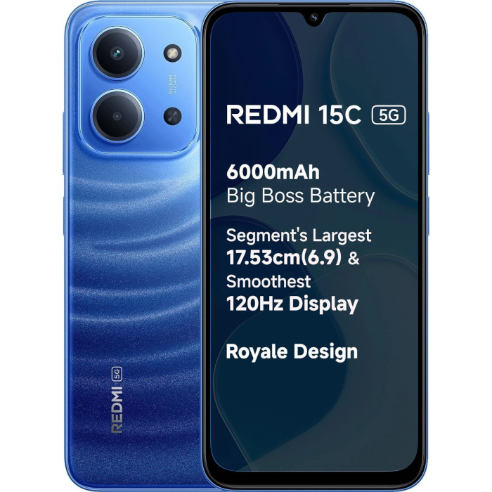 Redmi 15C 5G, 4/128GB, Moonlight Blue