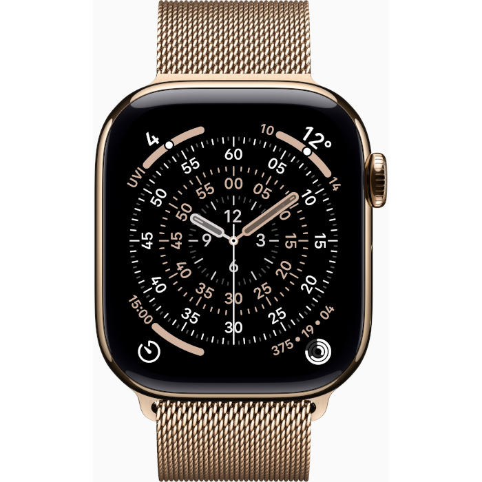 Watch-Series-11-GPS-+-Cellular-42mm-Gold-Titanium-Case-with-Gold-Milanese-Loop