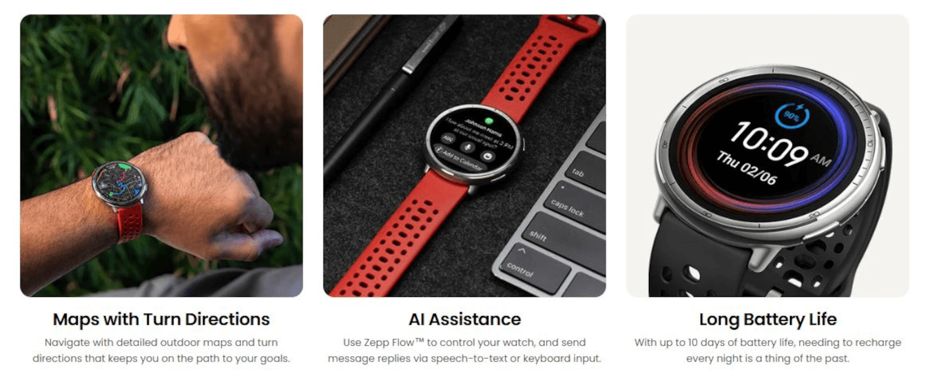 Active 2 (Round, Black Sport Silicone)