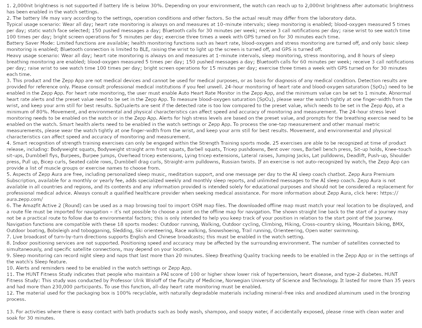 Active 2 (Round, Black Sport Silicone)