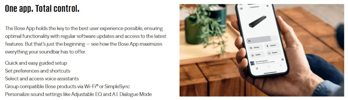 Bose Smart Soundbar (Black)