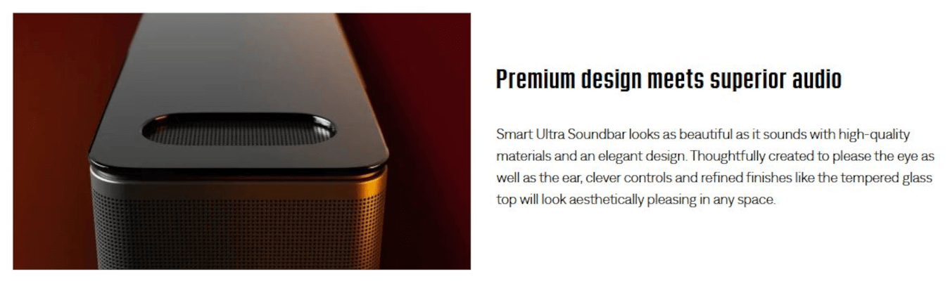 Bose Smart Ultra Soundbar (Arctic White)