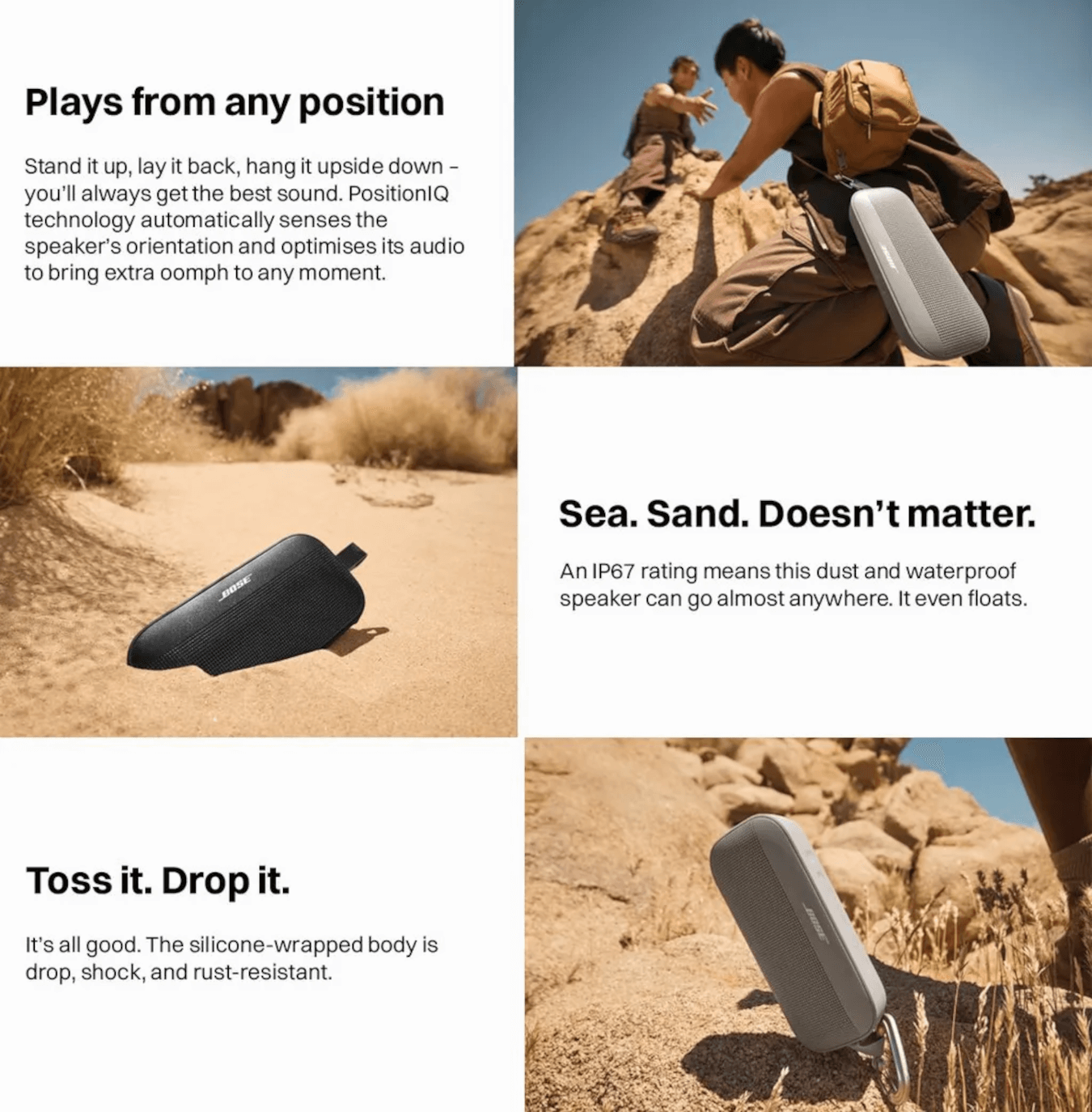 Bose SoundLink Flex Portable Speaker (2nd Gen) (Sandstone)