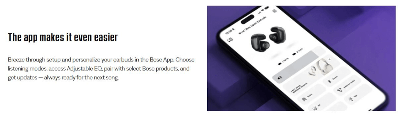 Bose Ultra Open Earbuds (Black)