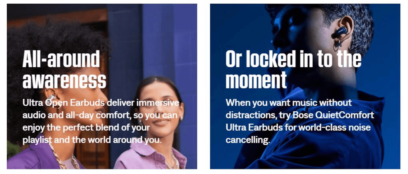 Bose Ultra Open Earbuds (White Smoke)