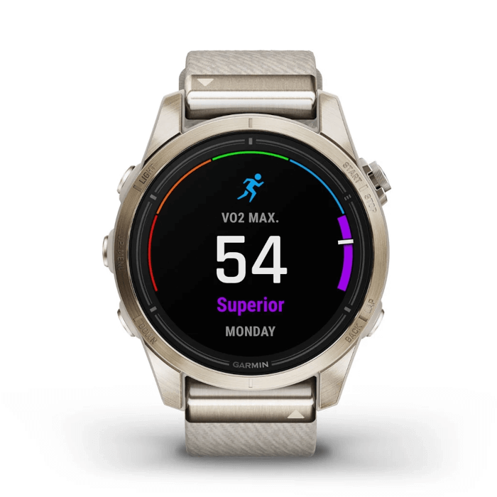 Epix Pro (Gen2) Sapphire Edition (42mm, Soft Gold, Cream Heathered, Nylon Band)