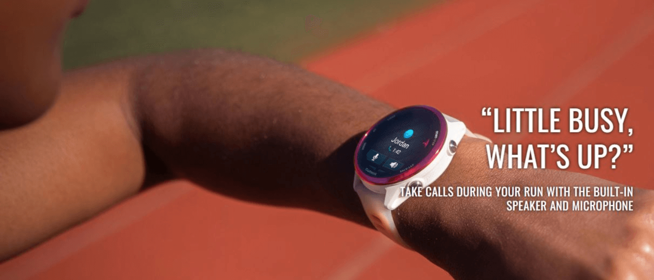 Forerunner 570 (42mm, Raspberry, Aluminium, Bone / Mango, Band)