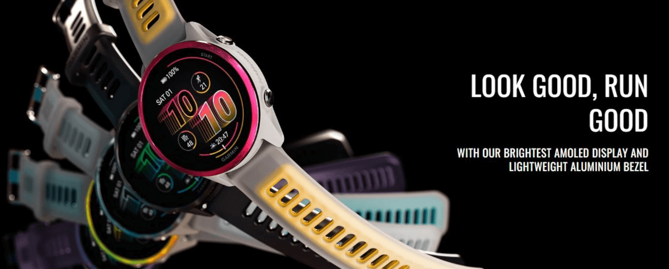 Forerunner 570 (47mm, Indigo, Aluminium, Purple, Band)