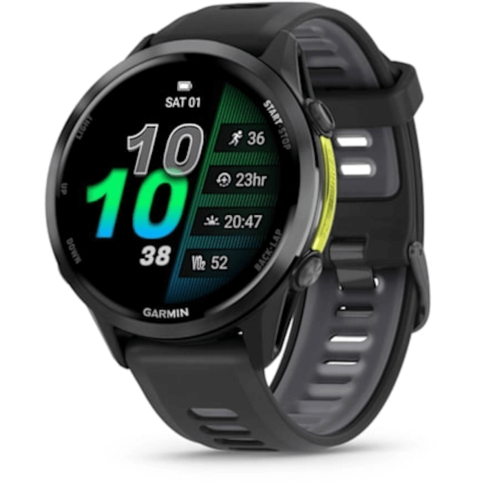 Garmin Forerunner 970 (Carbon Grey DLC Titanium, Black Band)