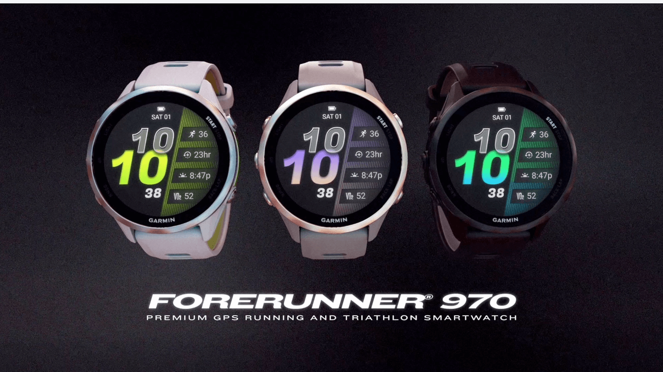 Forerunner 970 (Soft Gold Titanium, French Grey Band)