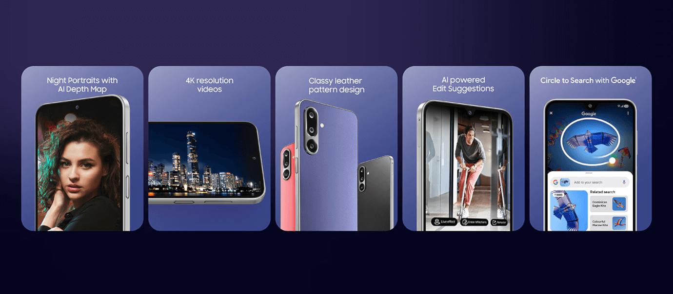 Galaxy F36 5G (Luxe Violet, 6GB, 128GB)