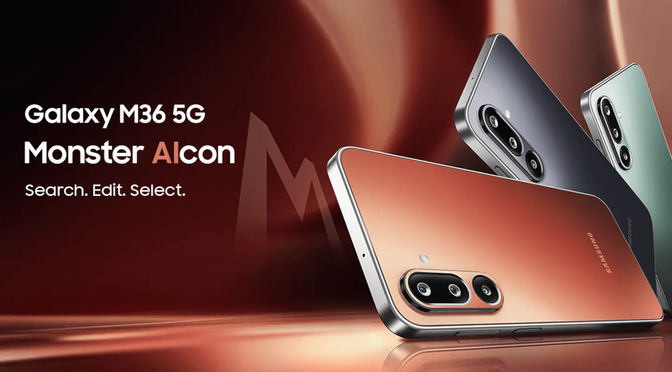 Galaxy M36 5G (Velvet Black, 8GB, 128GB)