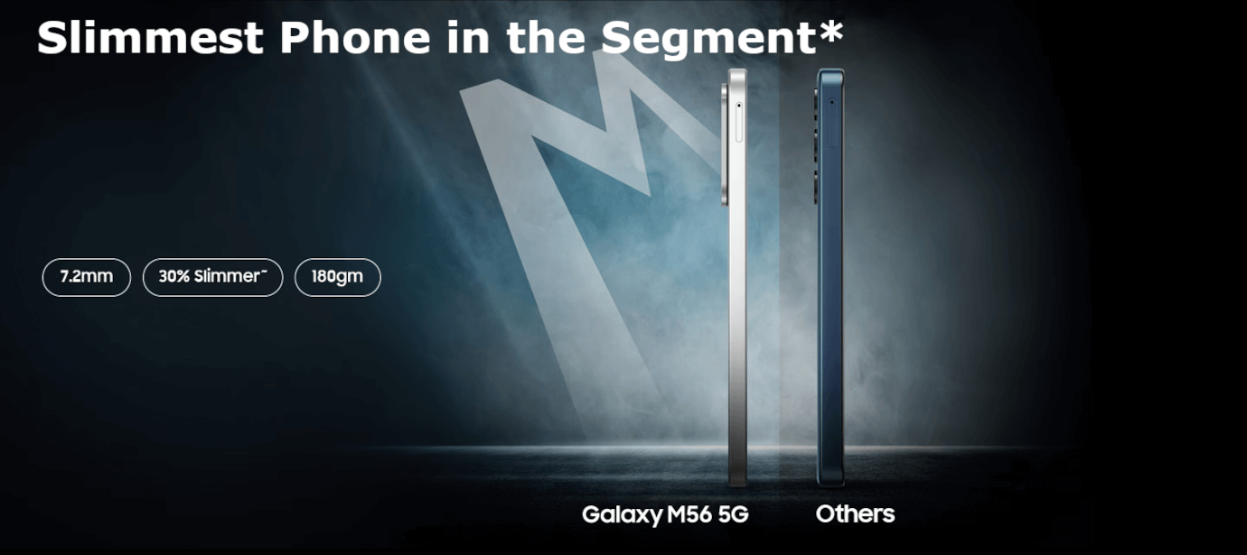 Galaxy M56 5G (Black, 8GB, 128GB)