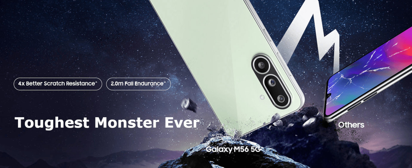 Galaxy M56 5G (Light Green, 8GB, 128GB)