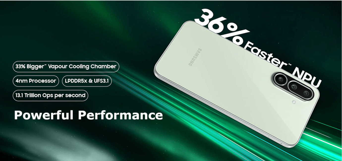 Galaxy M56 5G (Light Green, 8GB, 128GB)