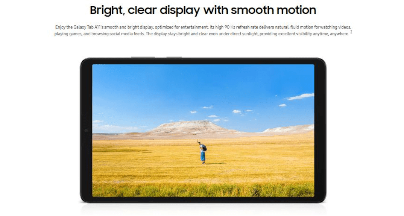 Galaxy Tab A11 (22.01cm, Silver, 8GB, 128GB, 4G)