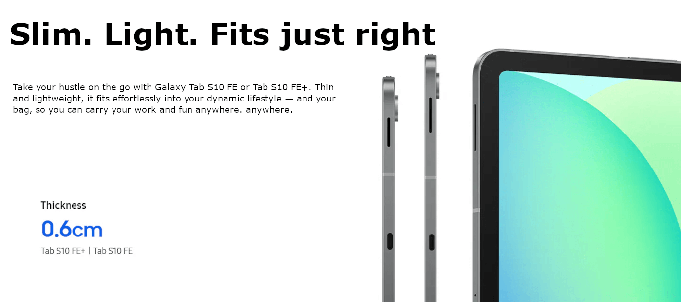 Galaxy Tab S10 FE (10.9 inches, Gray, 12GB, 256GB, 5G)