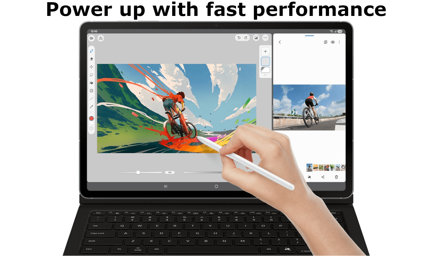 Galaxy Tab S10 FE (10.9 inches, Light Blue, 8GB, 128GB, 5G)