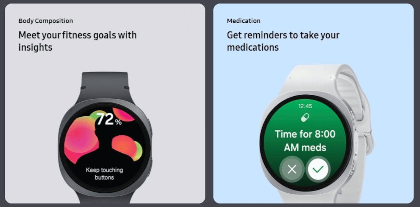 Galaxy Watch 8 (40mm, Graphite, Bluetooth)