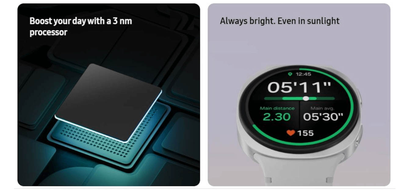 Galaxy Watch 8 (44mm, Silver, Bluetooth)