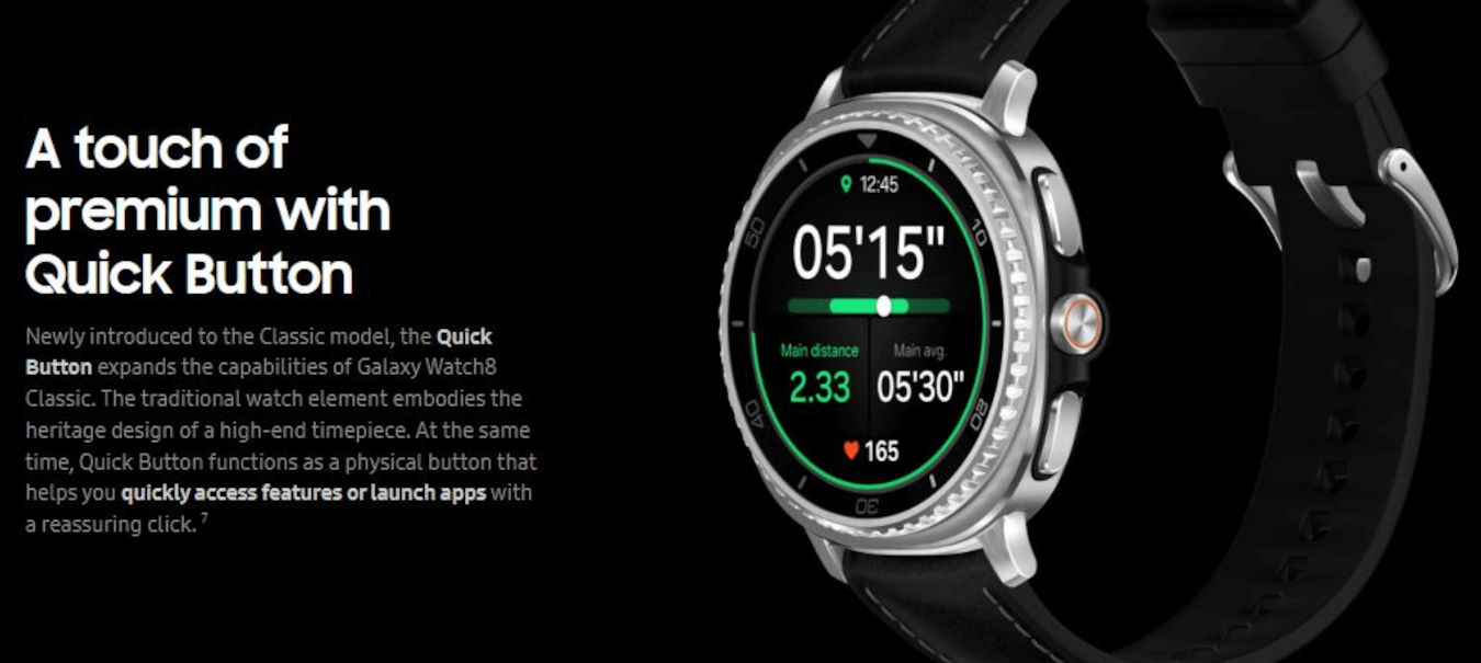 Galaxy Watch 8 Classic (46mm, White, LTE)