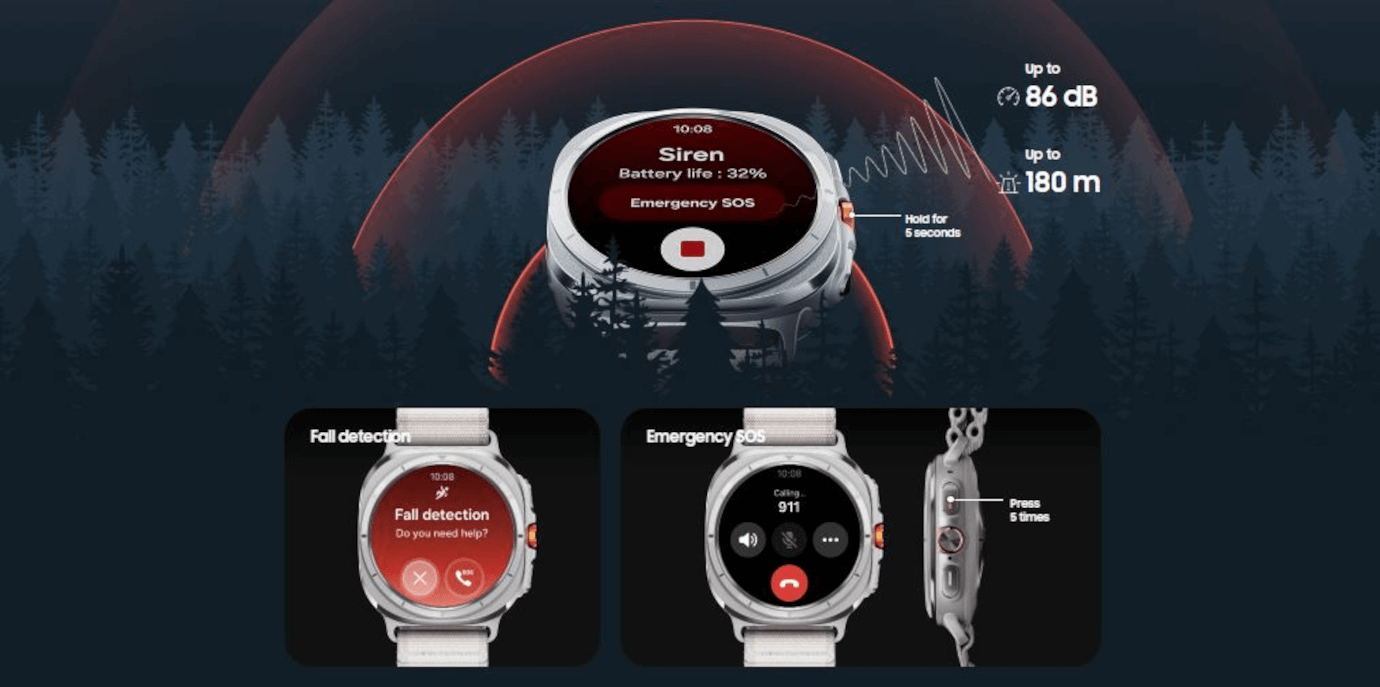 Galaxy Watch Ultra (LTE, 4.7cm, Titanium Silver)