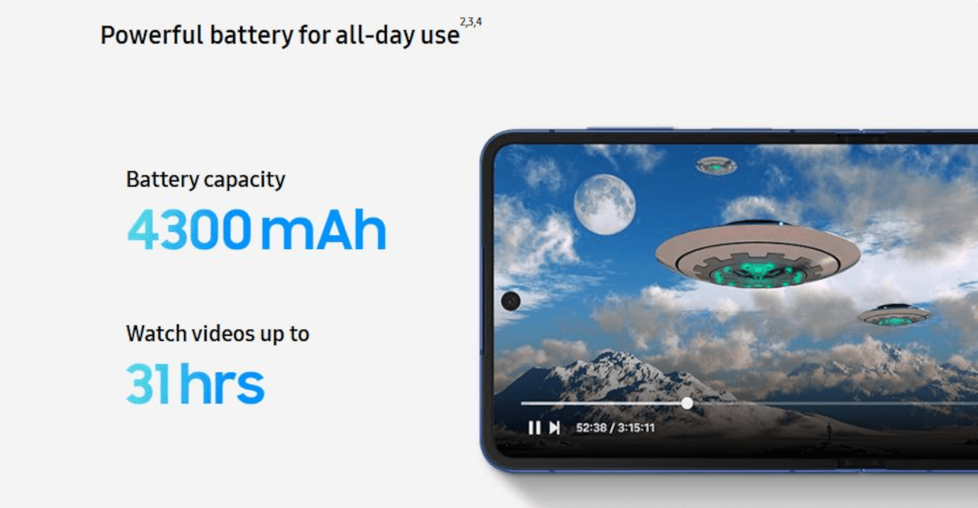 Galaxy Z Flip7 (Blue Shadow, 12GB, 256GB)