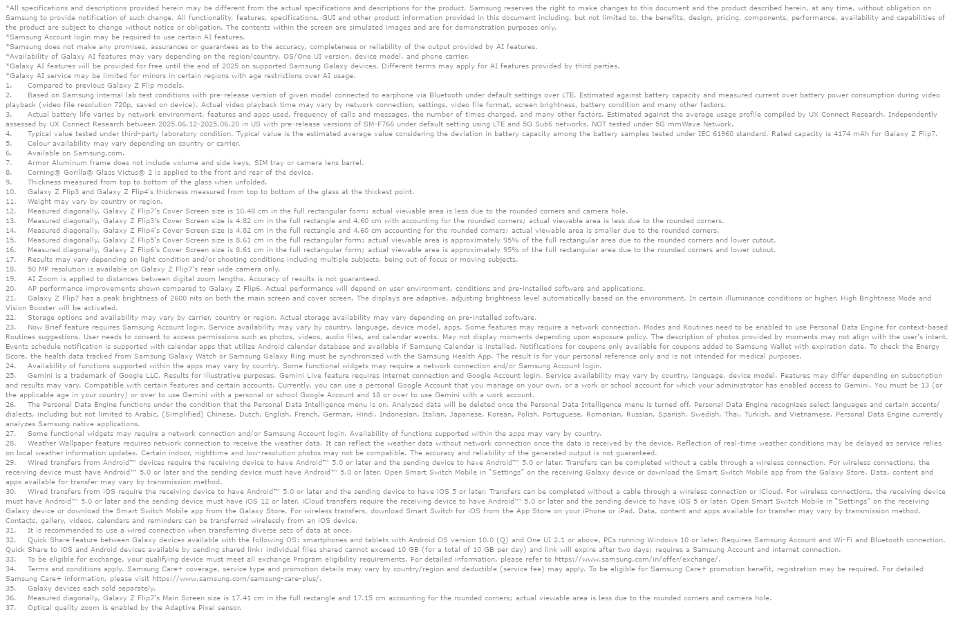 Galaxy Z Flip7 (Coral Red, 12GB, 512GB)