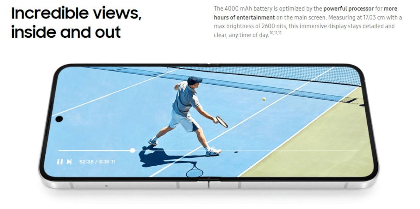 Galaxy Z Flip7 FE (Black, 8GB, 128GB)