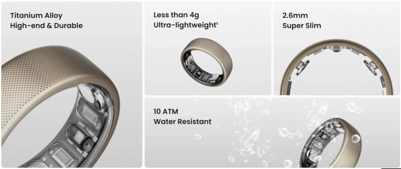 Helio Ring (10, 25.7 Diameter, Titanium Alloy)