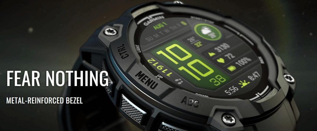 Instinct 3 (45mm, Black, Amoled, Black, Band)