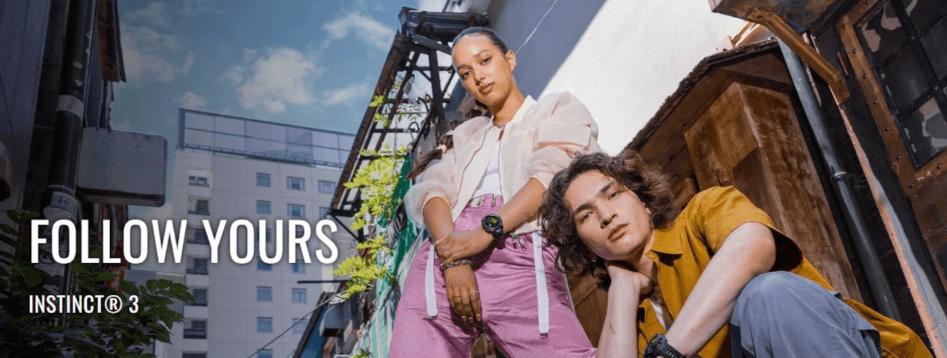 Instinct 3 (50mm, Black, Solar, Charcoal, Band)