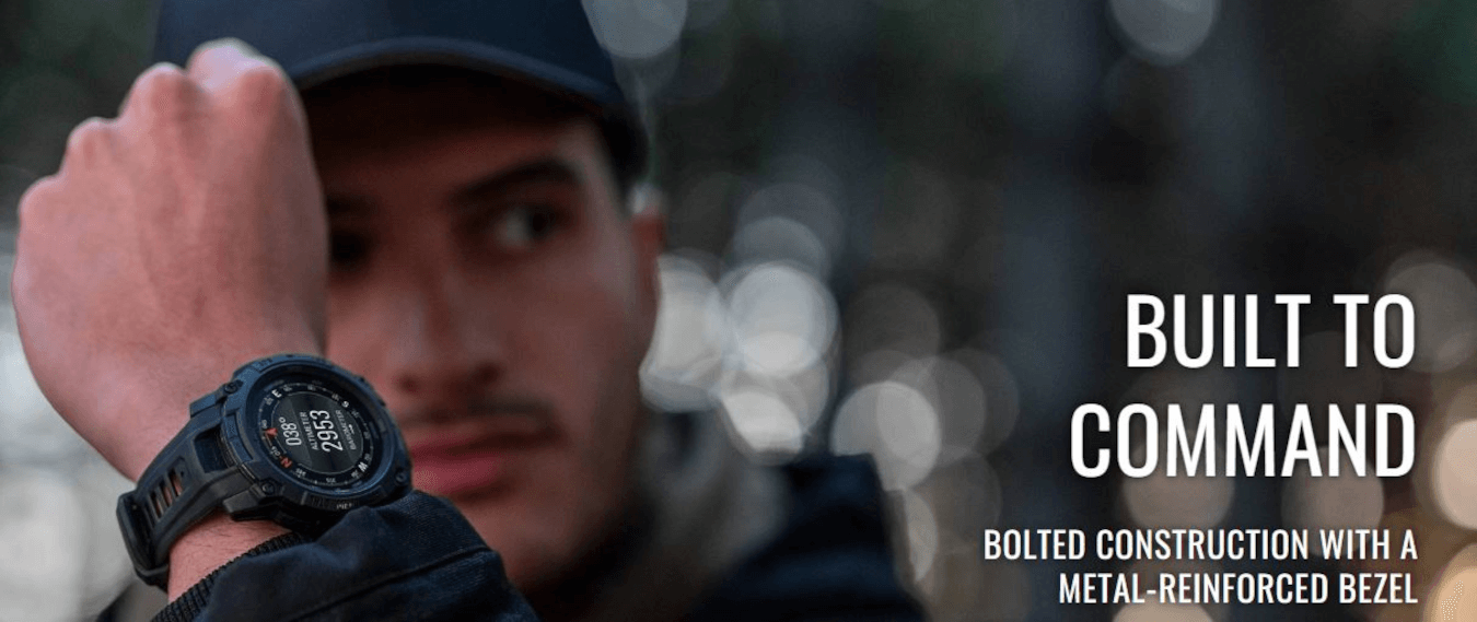 Instinct 3 Tactical Edition (50mm, Black, Amoled, Black, Band)