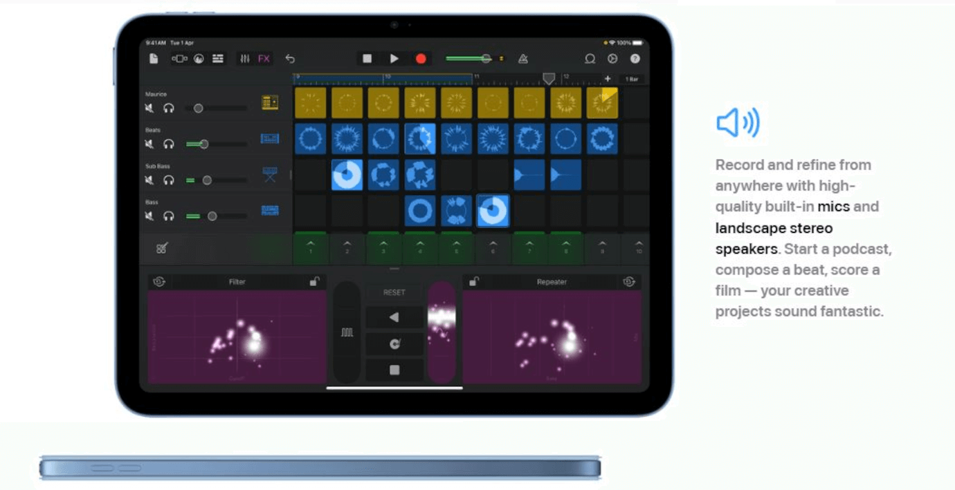iPad 11 (Blue, 128GB, Wi-Fi)