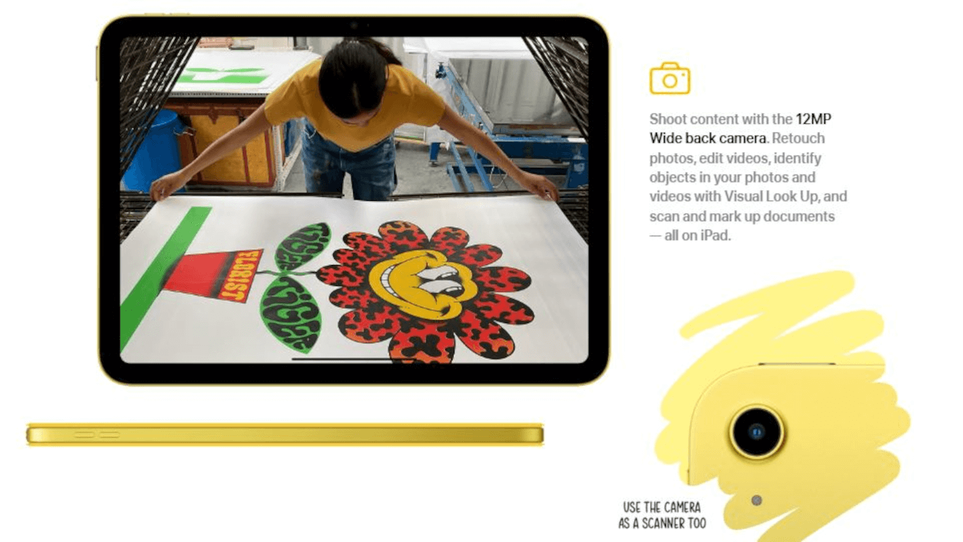 iPad 11 (Yellow, 512GB, Wi-Fi)