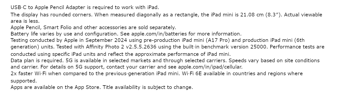 iPad mini (Purple, 512GB, Wi-Fi + Cellular)