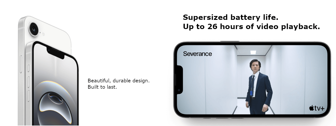 iPhone 16e (White, 128GB)