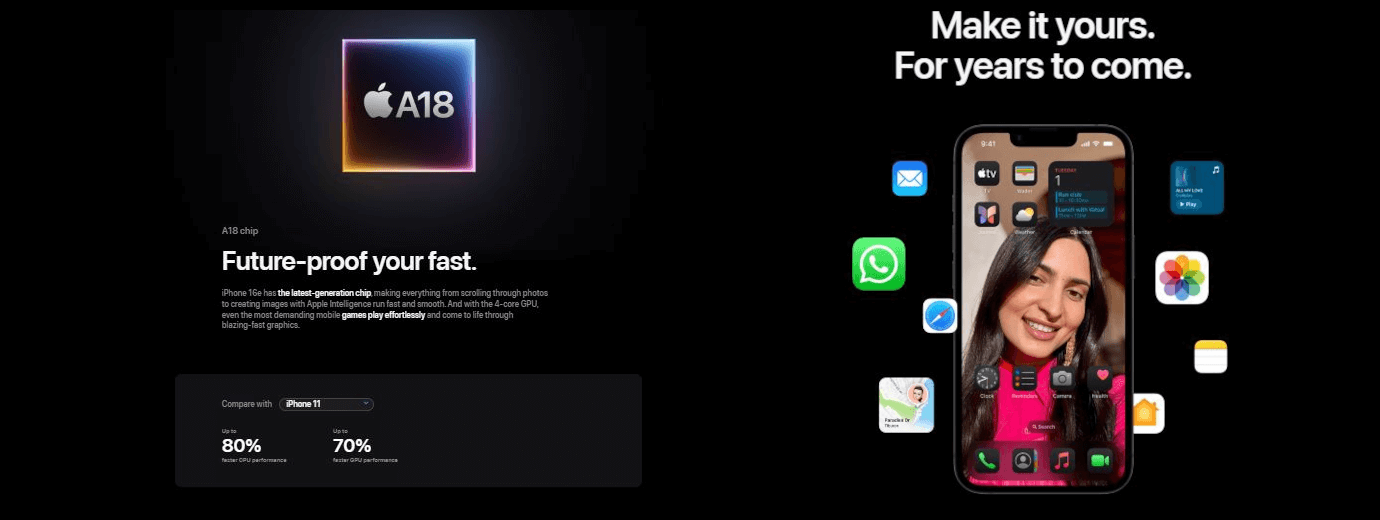 iPhone 16e (White, 512GB)