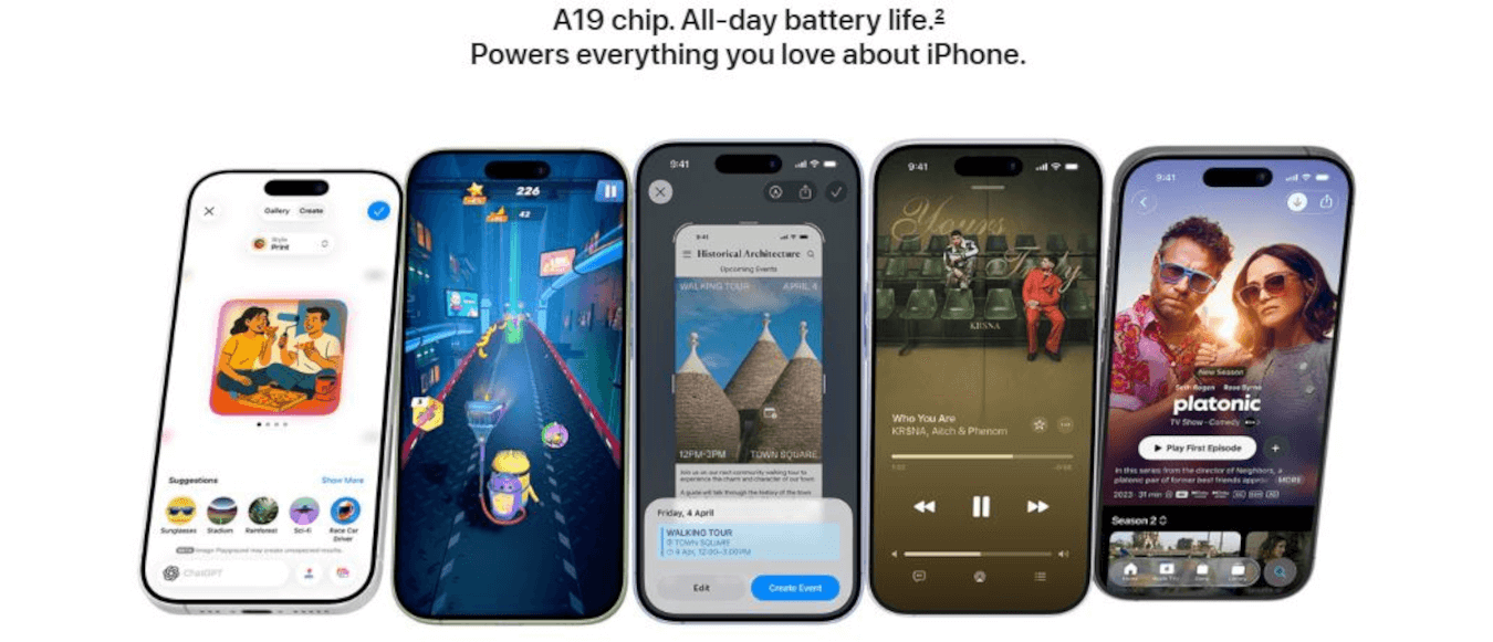 iPhone 17 (White, 256GB)