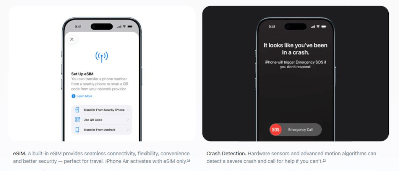 iPhone Air (Space Black, 256GB)