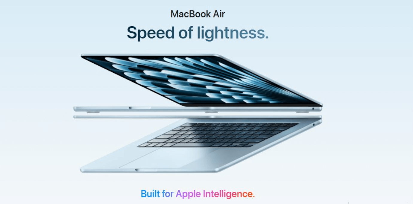 MacBook Air M4 (15 inches, Silver, 16GB, 512GB)