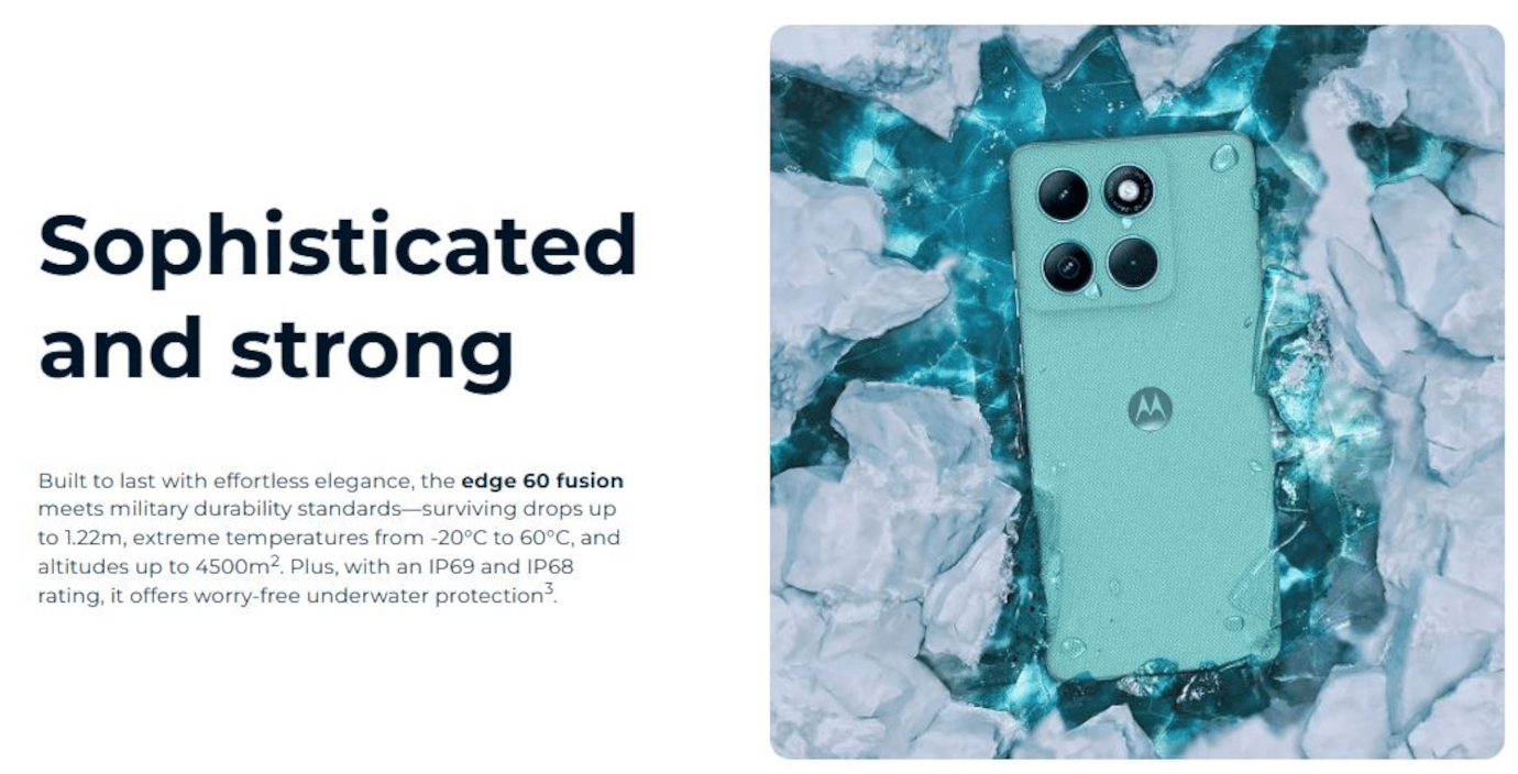 Motorola edge 60 fusion (Pantone Amazonite, 8GB, 256GB)