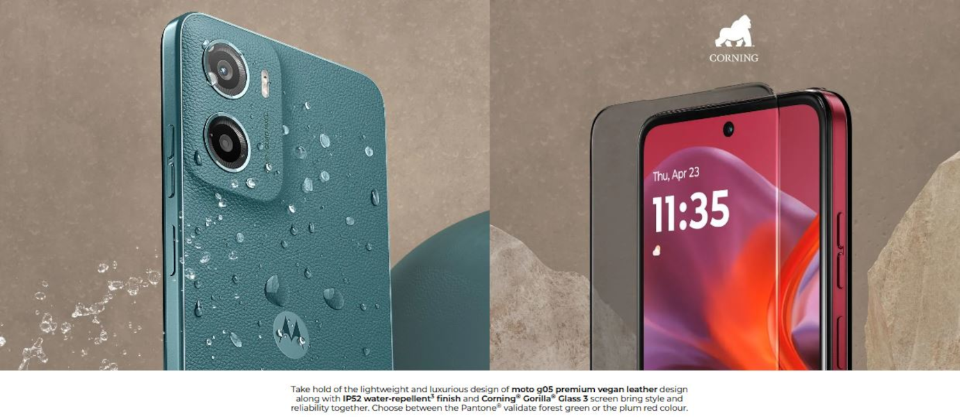 Motorola g 05 (Forest Green, 4GB, 64GB)