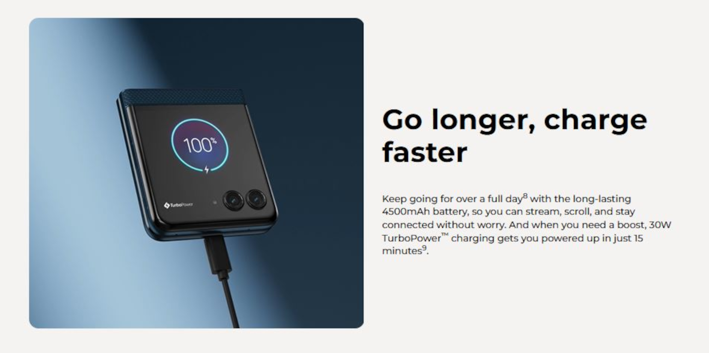 Motorola razr 60 (Pantone Gibraltar Sea, 8GB, 256GB)